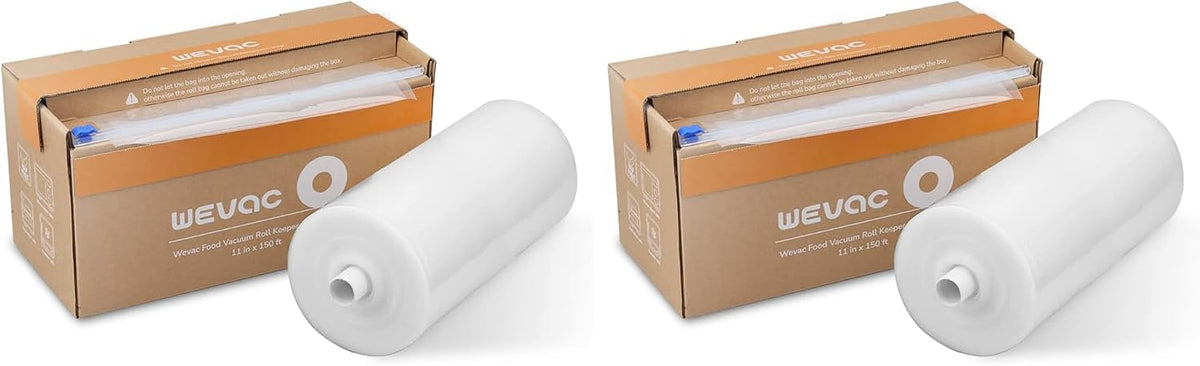 Vacuum Sealer Bags for Food, 8"x100' & 11"x100' Rolls with Cutter Box