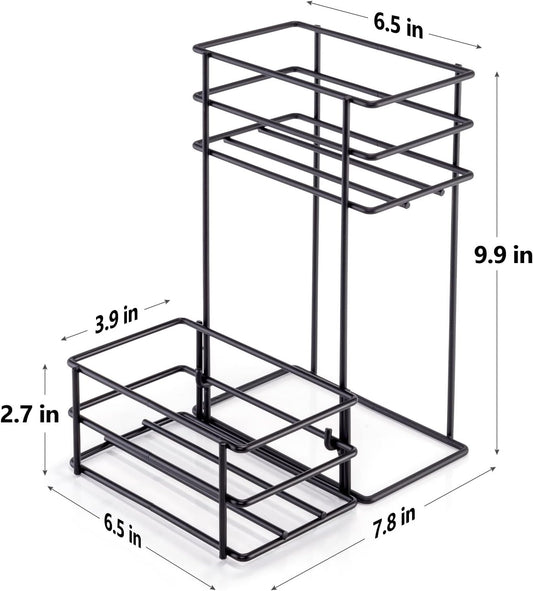 12 Bottle Capacity Coffee Syrup Organizer 3 Tier Coffee Syrup Stand Shelf for Coffee Bar Kitchen Small Wine Rack for Bar Family Storage for Syrup Wine Dressing