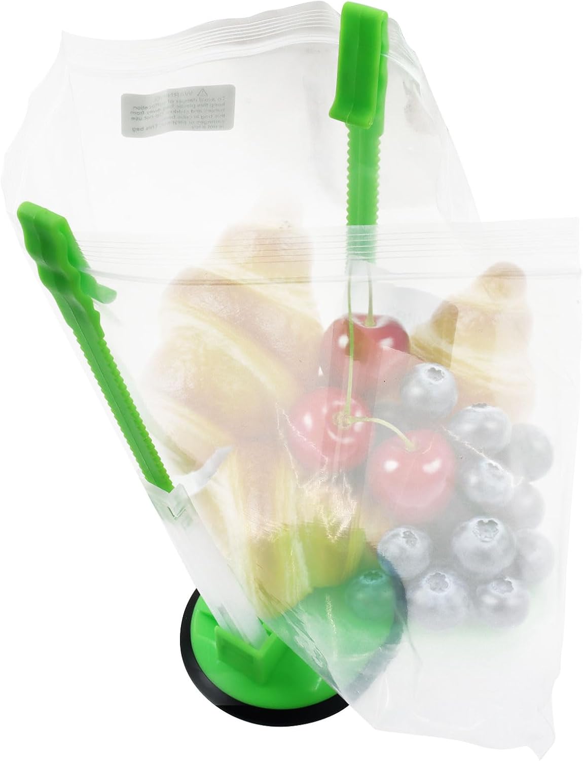 4 Pcs Adjustable Bag Holder Stand | Hands-Free, Freezer Storage Rack, For Zip Lock Bags & Food Prep