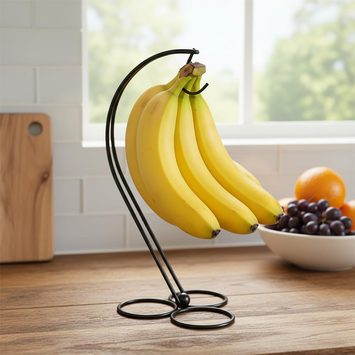 Banana Holder Stand, Metal Banana Hanger Hook for Kitchen Countertop