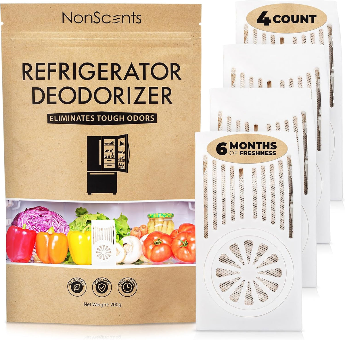 Refrigerator Deodorizer - Odor Eliminator