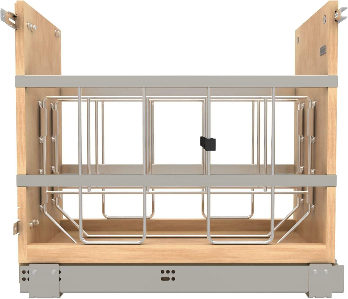 Wood Bakeware Pullout Organizer w/Soft-Close