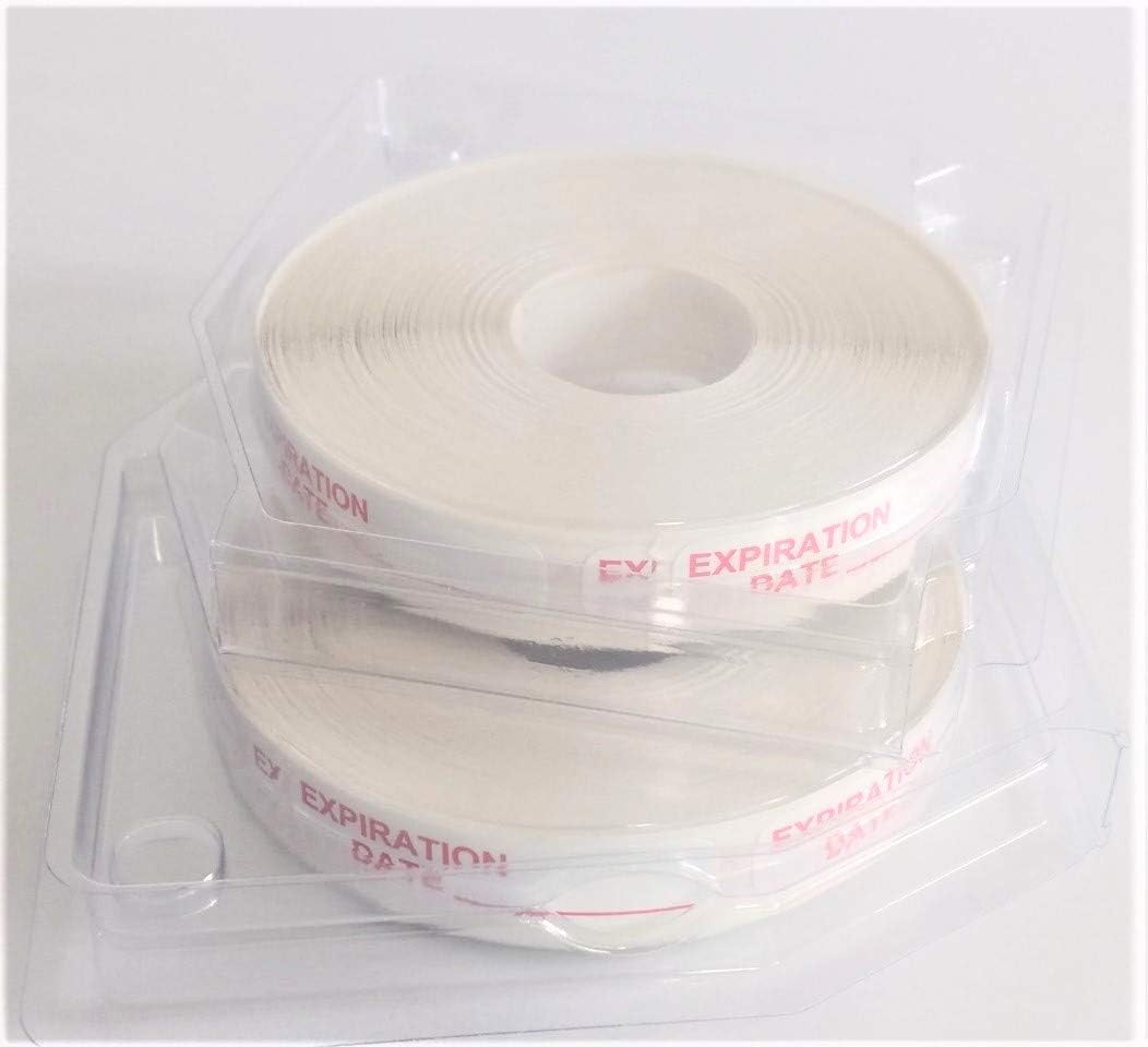 Expiration Date Labels (1000, 2-500 Rolls)