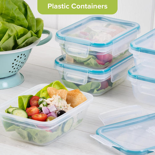 Plastic Total Solution (5-Pack, 3-Cup) Food Storage Containers Set