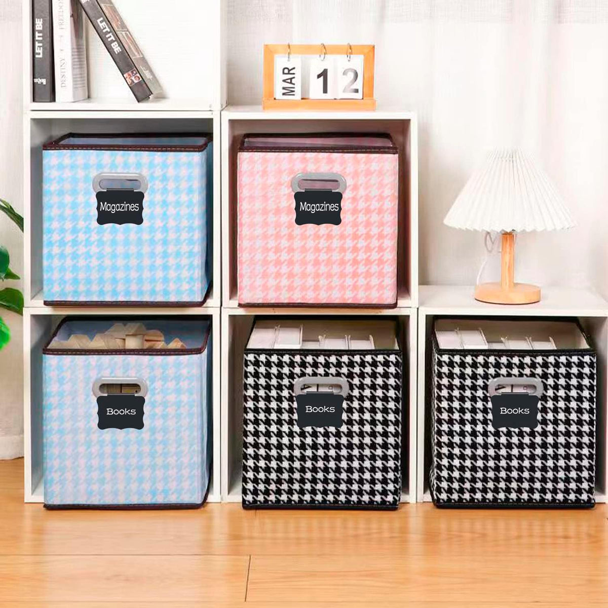 Clip-On Chalkboard Labels - Organize with Ease! Perfect for Baskets, Bins, and Containers - Clips Bin Labels & Chalk Tags