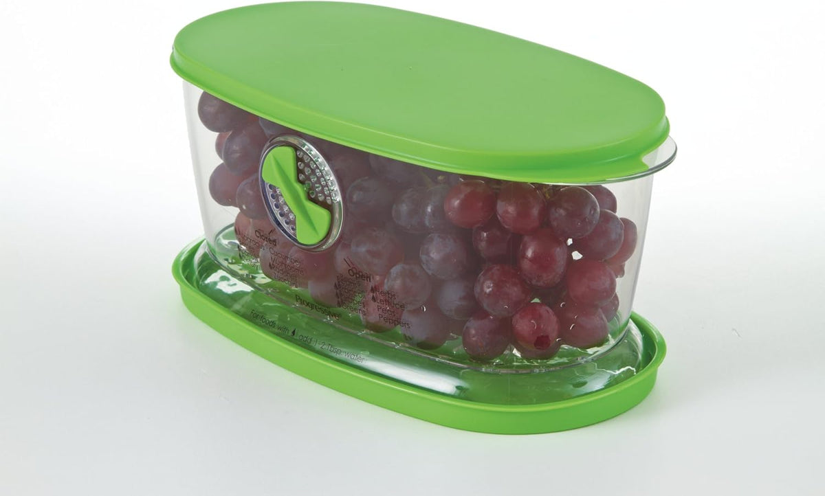 PrepSolutions Berry Keeper, Red – Freshness-Enhancing Storage for Berries and Small Fruits