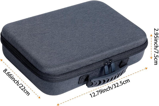 Essential Oils Carrying Case Holds 60 Bottles with Detachable Pad,Black
