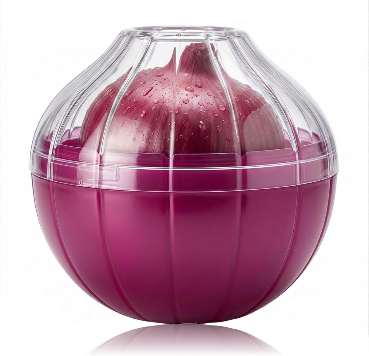 Onion Keeper Onion Storage Containers Onions Tomato Saver Reusable Tomato Lemon Holder Fruit Storages Box Freshness Saver Keepers with Transparent lid for Fridge Vegetable Fruits Onions Stays Fresh