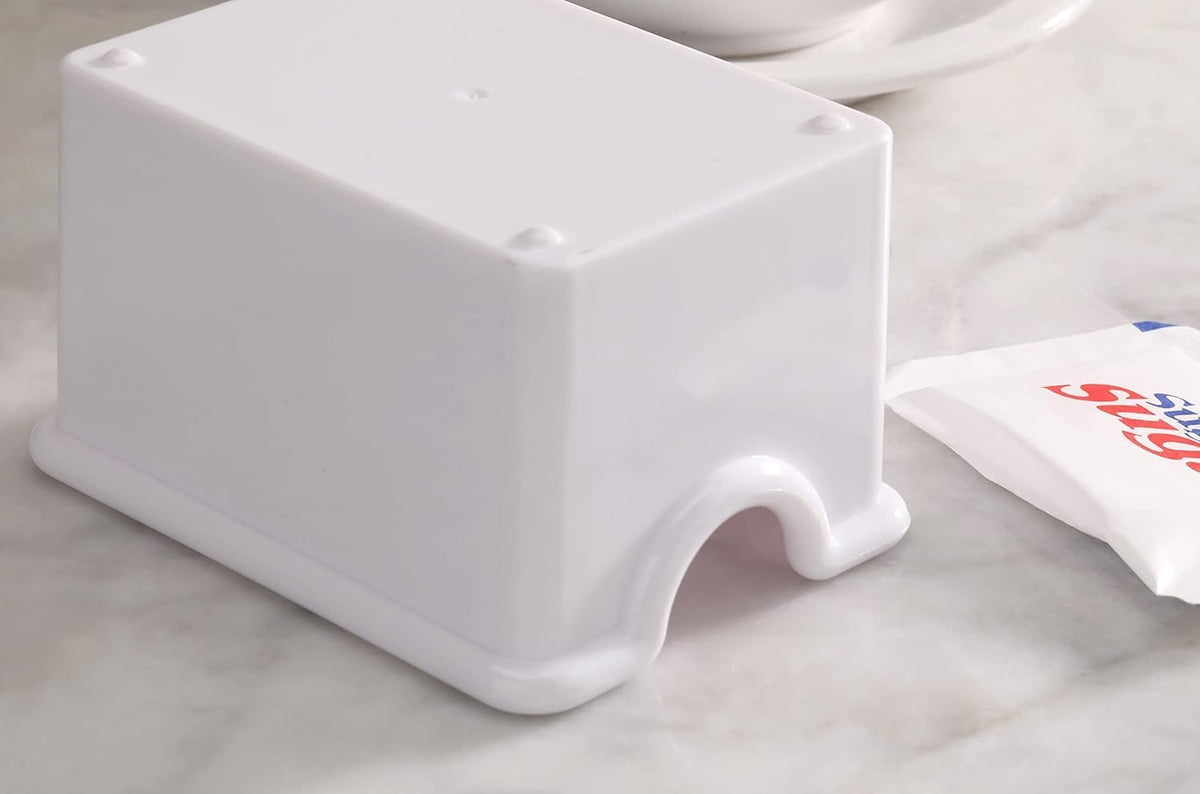 New Star Foodservice Plastic Sugar Packet Holder, Clear, Set of 12