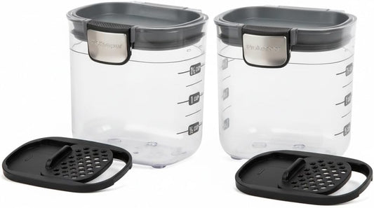 Progressive PKS-401 1.5 Cup Mini Prokeeper+ Airtight Silicone Seal Storage Container Great For Spices & Baking Acessories