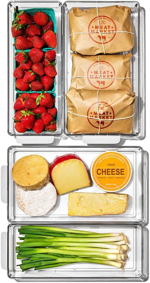 Good Grips 4-Piece Fridge Storage Bin Starter Set