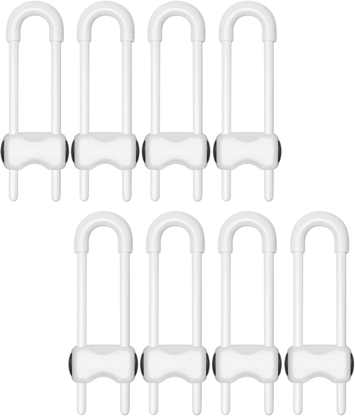 Cabinet Locks for Babies,Child Proof Cabinet Locks,4 Pack,White