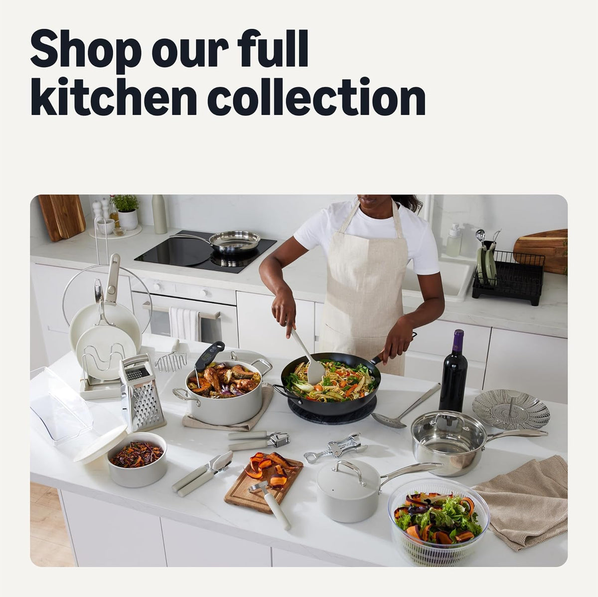 Food and Drink Can Organizer for Fridge or Pantry, 2-Piece Set, Self-Dispensing, Transparent Sides, non-stackable