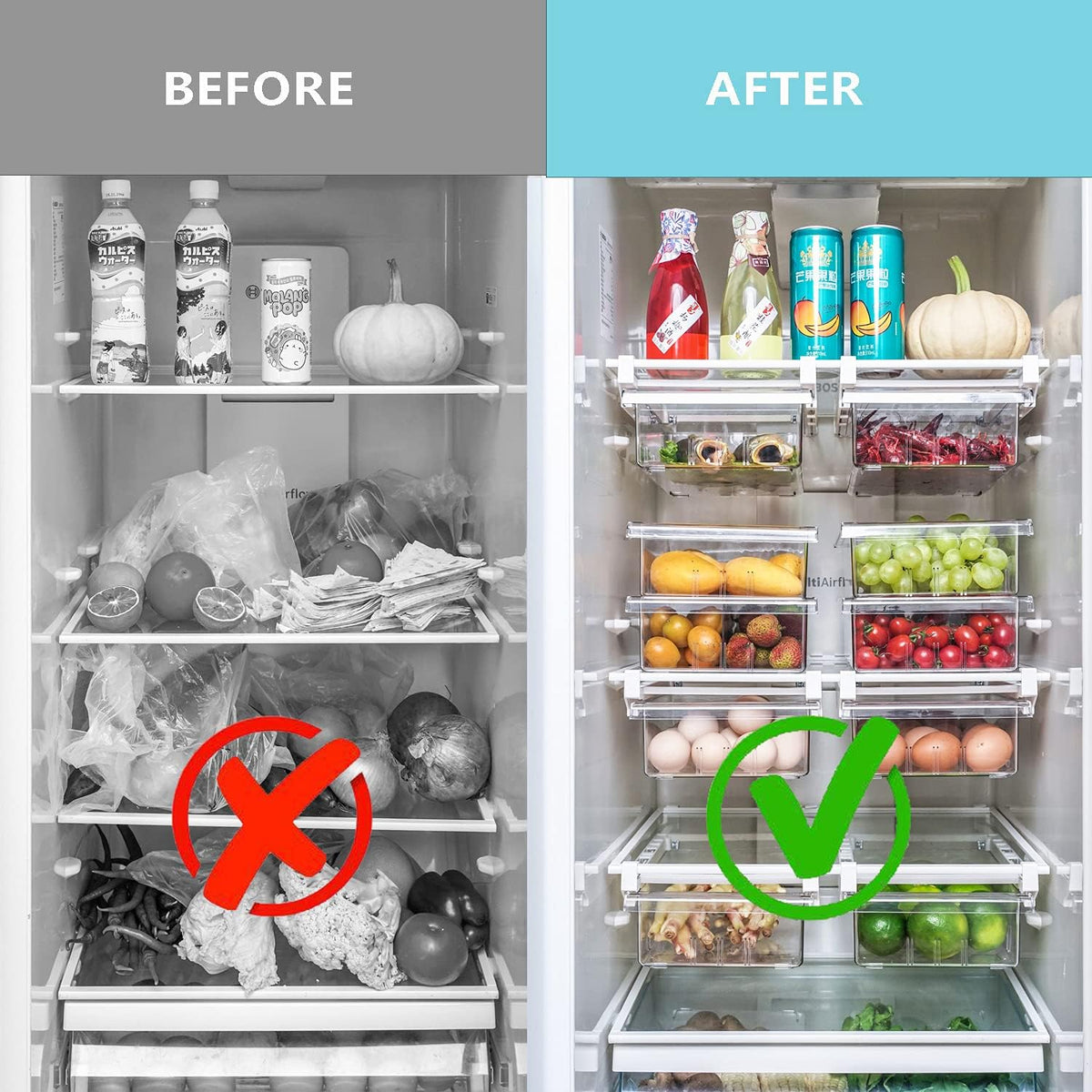Egg Holder for Refrigerator Egg Container for Refrigerator Organizer