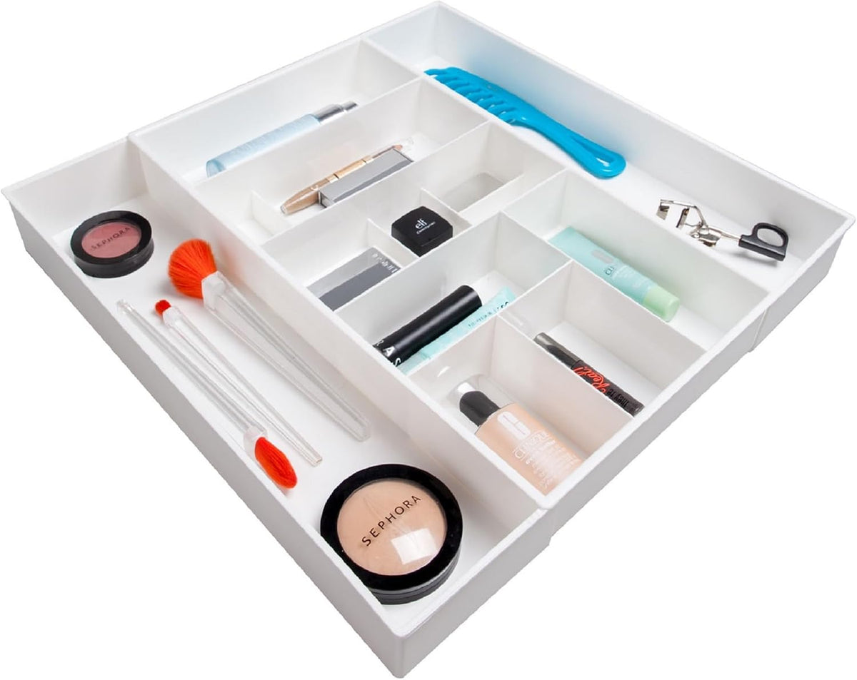 Expandable Junk Drawer Desk Organizer Storage Tray