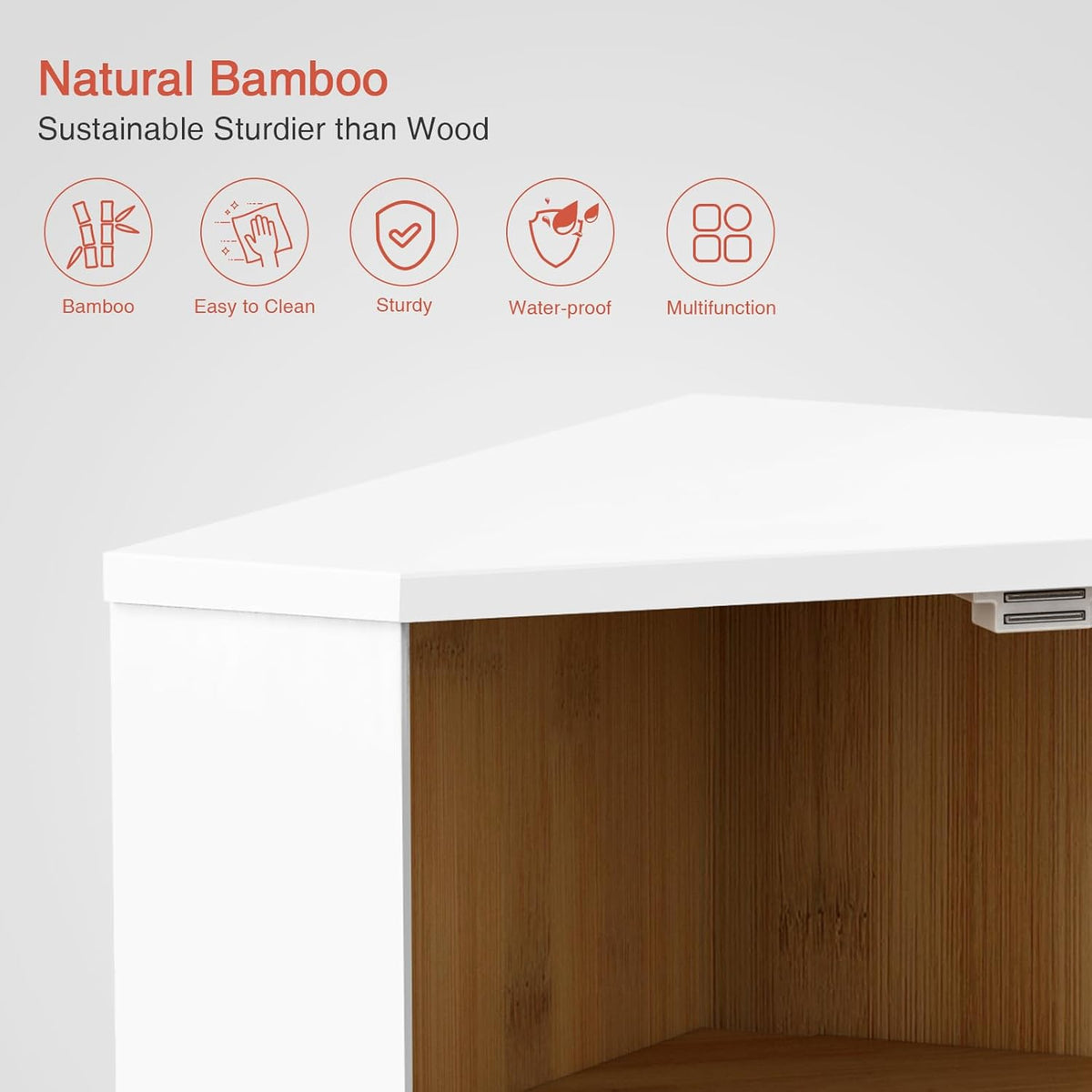 Goozii Corner Bread Box for Kitchen Countertop, Black Bread Storage Container for Homemade Bread, Two Layer Breadbox under Cabinet Mount, Large Bread Holder for Kitchen Counter, Pantry Shelf