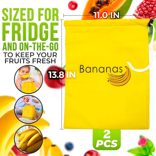 3-Layer Lettuce Keeper for Refrigerator, 13.8x10.6 Inches (Green) | Lettuce Bag Keeper with Foil Lining, Quick Drawstring Closure, Washable & Breathable Nylon, for Vegetable and Fruit Storage