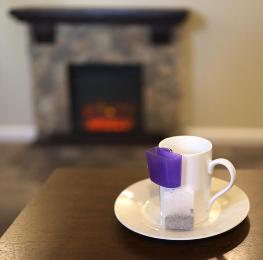 Hook on Mug Plastic Tea Bag Holder Set