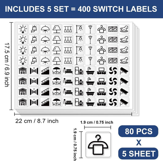 200 Pcs Kitchen Pantry Label Stickers, Black Preprinted Food Storage Jar Labels Self-Adhesive PVC Waterproof Spice and Pantry Organization Stickers for Containers, 0.75 x 1.58 Inch