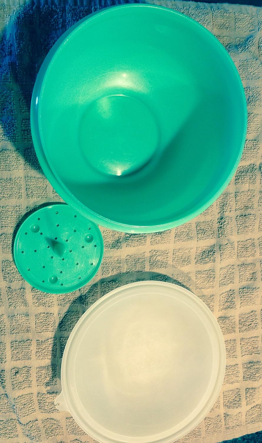 Vintage Jadite Green 3-Piece Crisp-It Lettuce Keeper