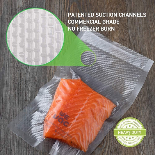 Vacuum Sealer Bags 8x12" 100 Quart for Food Saver Vacuum Seal machine