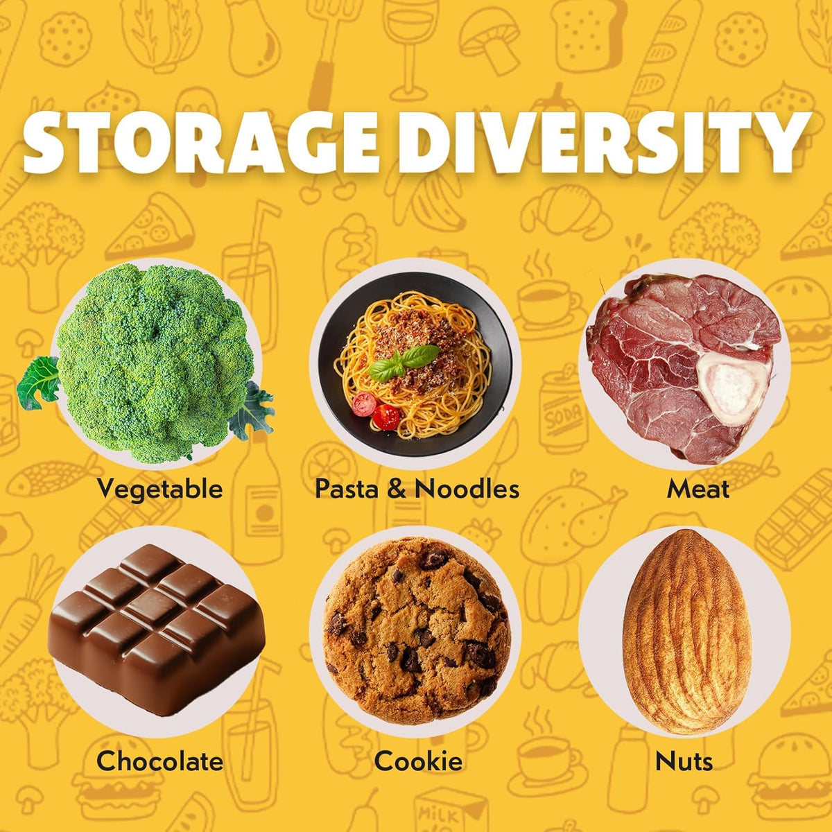 Cookie Storage Containers with Lids, 4-Layer Stackable Cookie Storage Containers | Bpa-Free Plastic, Microwave & Freezer Safe | Baked Goods, Snacks, Baked Goods for Portable Cookie Containers