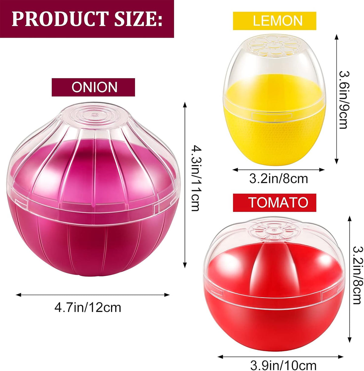 Lemon Storage Containers, Reusable Lemon Keeper for Refrigerator, Individual Lime Saver Holder Organizer for Fridge to Keep Lemon Fresh