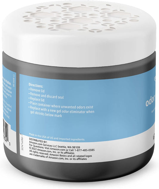 Gel Odor Eliminator, Activated Charcoal, Fragrance Free, 17 Oz, 1-Pack