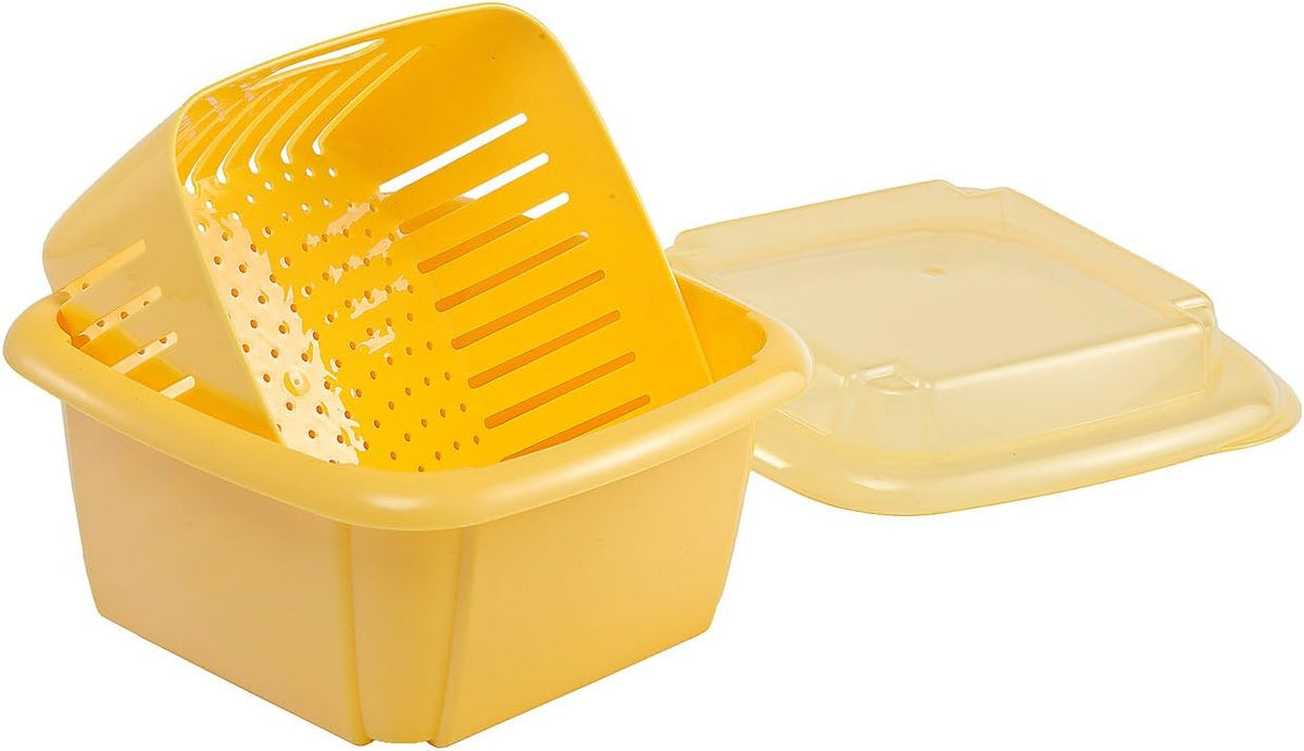 Hutzler Berry Keeper Box, 1 Quart, Red
