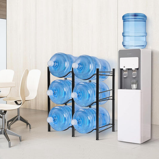 5 Gal Jug Rack, 3 Tier for 6