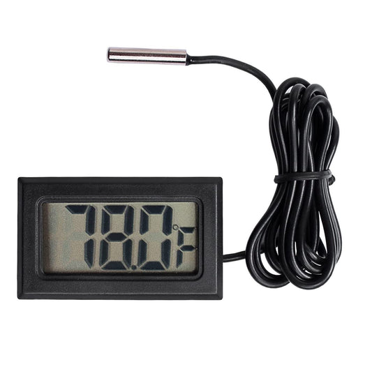 5pcs Digital LCD Thermometer Temperature Digital LCD Fridge Thermometer Water Temperature with Probe Fahrenheit