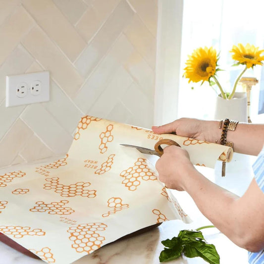 Beeswax Wrap Roll, 14 x 53 in - Honeycomb