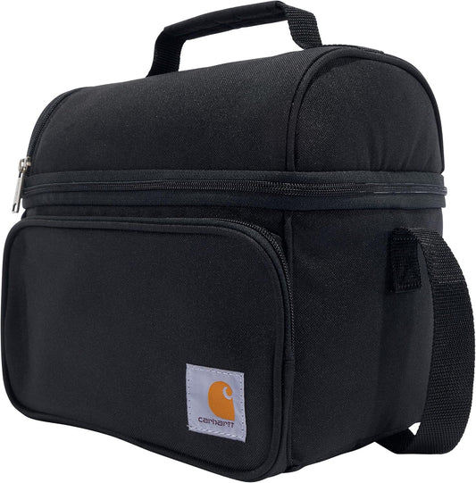 Camping Cooler, Worksite Lunch Box, Soft Shell Lunch Bag for Construction Sites, Work and Everyday Use, Black