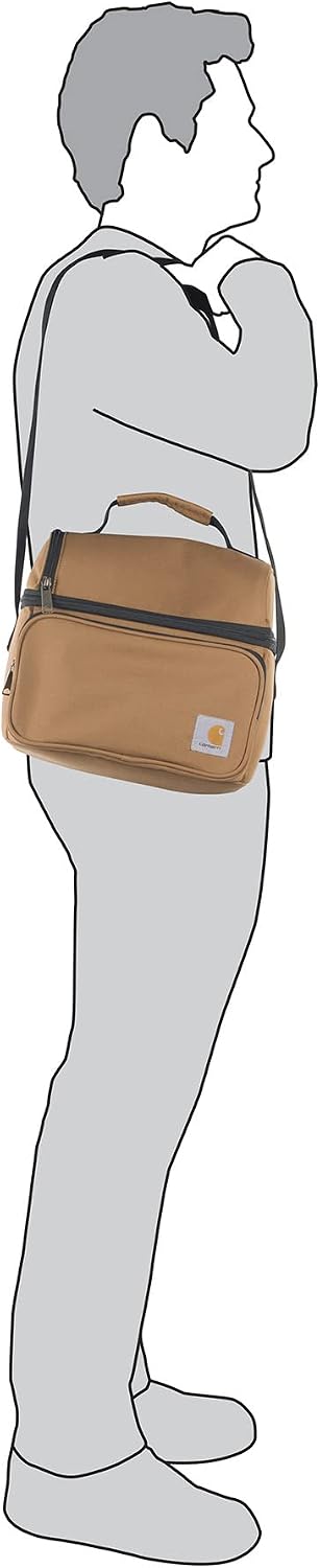 Camping Cooler, Worksite Lunch Box, Soft Shell Lunch Bag for Construction Sites, Work and Everyday Use, Black