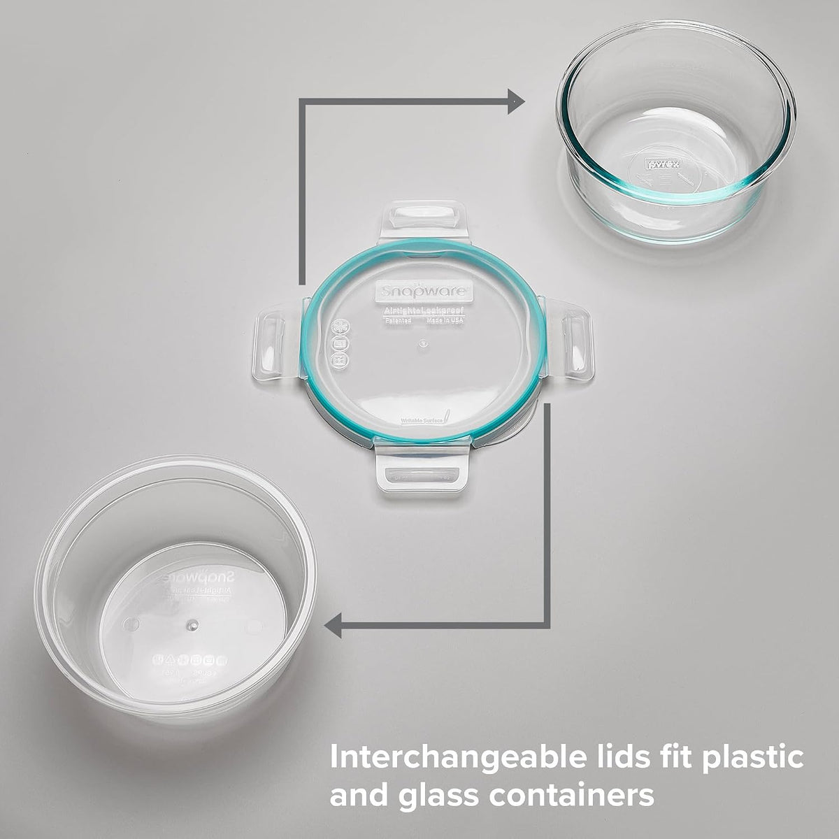 Plastic Total Solution Large Food Storage Containers Set