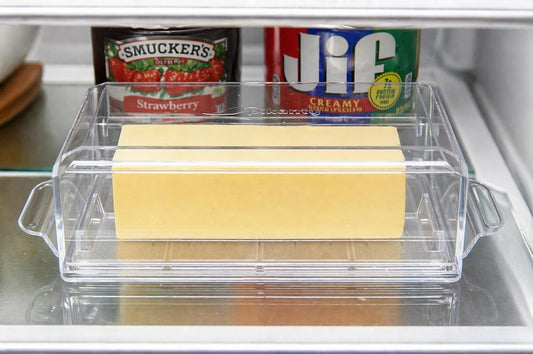 Deli Meat Container for Refrigerator with Removable Tray - Airtight Keeper for Cold Cuts, Sliced Cheese, Ham, Turkey, Salami and Pepperoni, Hinged Lid, Dishwasher Safe, Made in USA