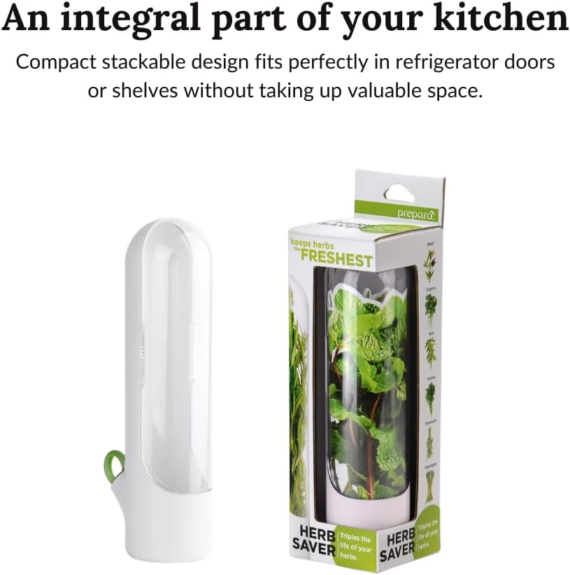 Mini Herb Saver Mini, White/Green