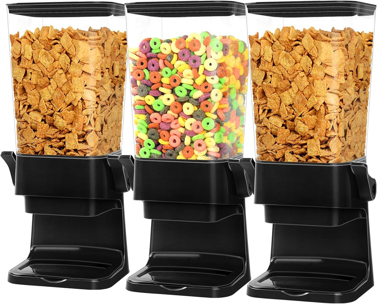 Cereal Dispenser Countertop 5.5 Qt Large Cereal Storage Container | Holder Dispenser for Pantry Dry Food Snack Nut Candy Dispenser Countertop Kitchen Organization Storage for Oatmeal Granola