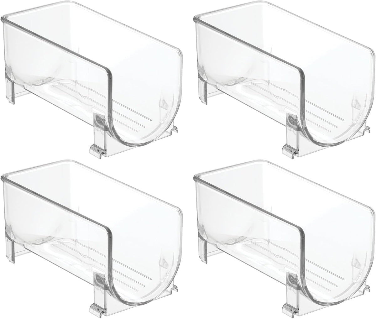 Stackable Bottle Holder, Clear | For Water or Wine Bottles