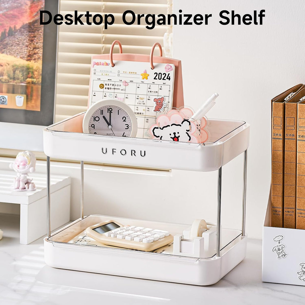 Countertop Coffee Station Organizer,Cup Rack,Mug & Wine Glass Holder