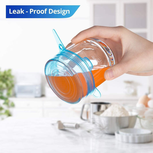 Silicone Stretch Lids, 12PCS Zero Waste Reusable Container Covers