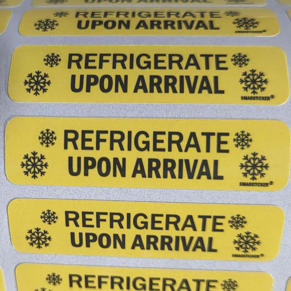 Refrigerate Upon Arrival Stickers Keep Refrigerated Food Packaging Warning Shipping Labels Keep Cold Food Service Pharmacy Stickers for Pharmacy Drug Stores (Green)