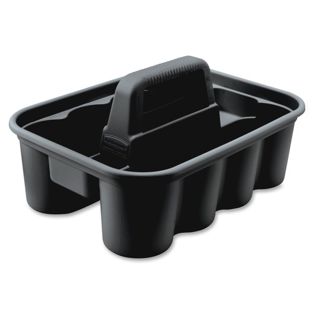 Deluxe Carry Caddy for Take-Out Coffee/Soft Drinks Postmates/Uber Eats/Food Delivery Cleaning Products Sports/Water Bottles Black