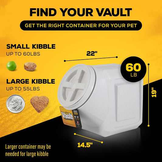 Vittles Vault Airtight Stackable Pet Food Storage Container Up to 60lbs