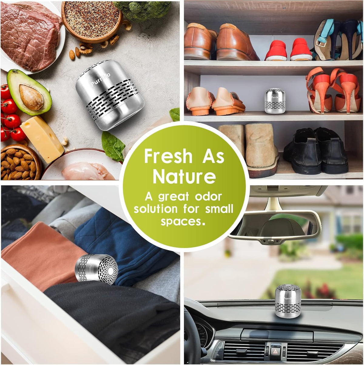 Refrigerator Deodorizer,Long-Lasting Fridge Odor Eliminator