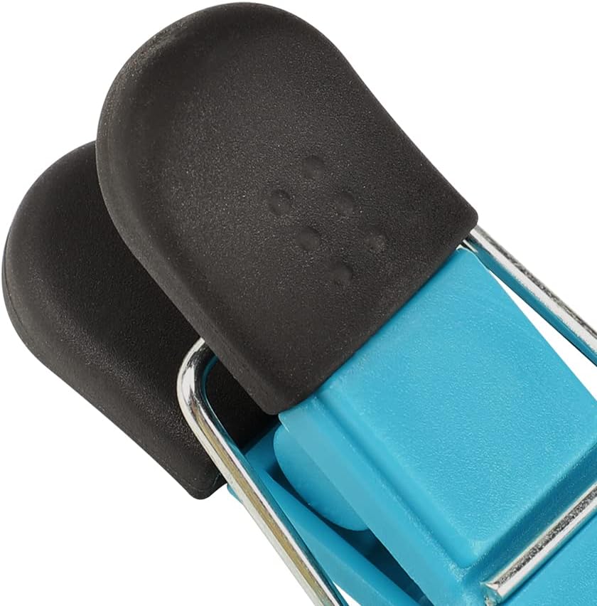 Chip Clips, Food Clips, Upgrade Wide Open Bag Clips for Food Storage with Air Tight Seal Grip (4 x L, 4 x S)