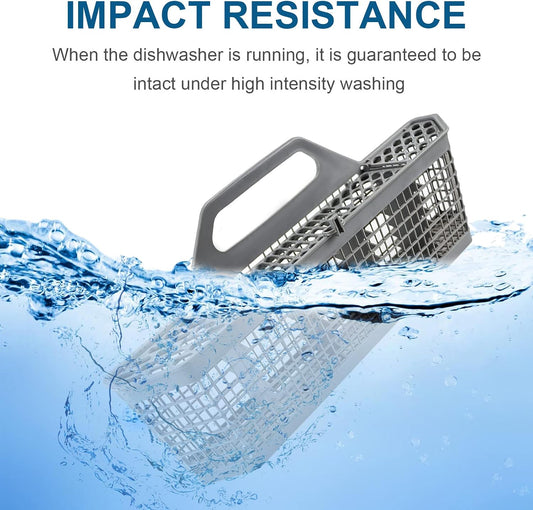 WD28X10128 Dishwasher Silverware Basket Gray (19.7"x3.8"x8.4")