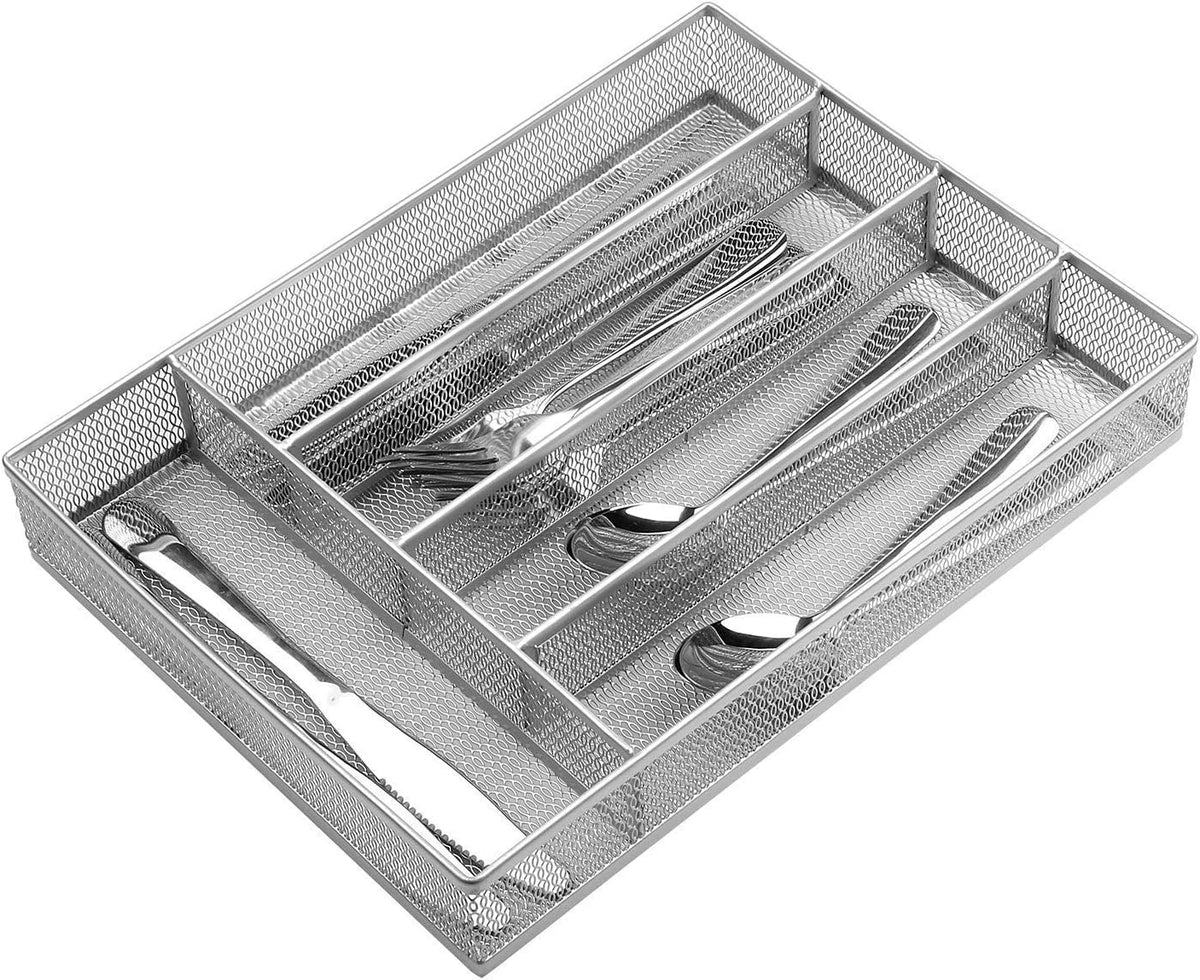 Utensil Drawer Organizer - 5 Compartments