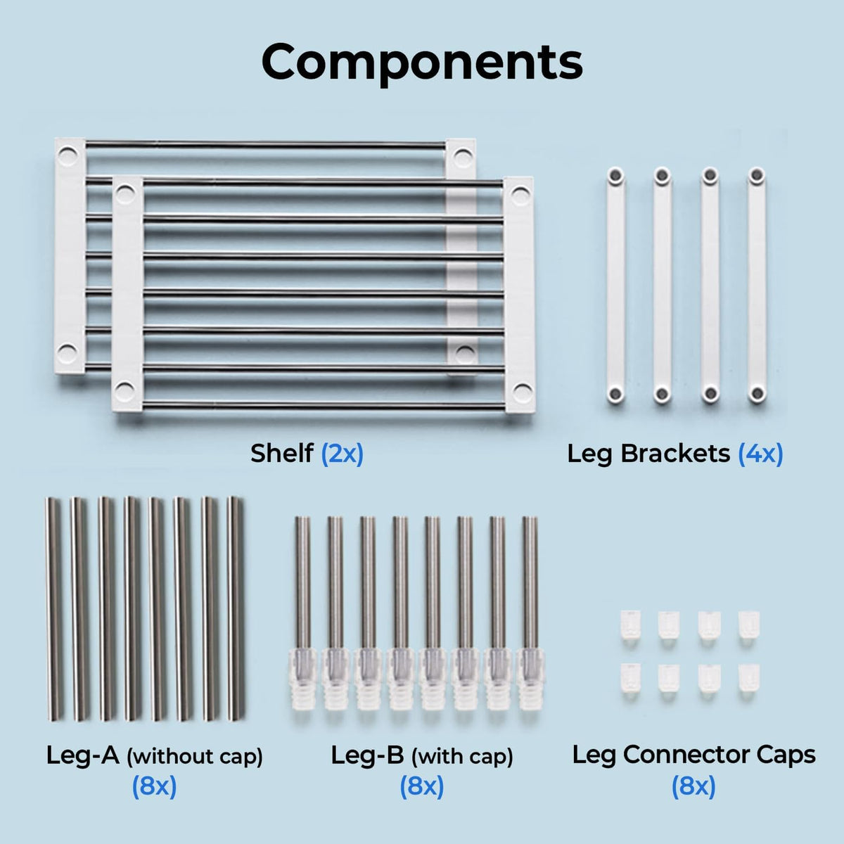 Set of 1 Expandable Cabinet Organizer 11.8~19.6 x 7.8 x 6~9 White | Width & Height-adjustable Kitchen Cabinet Organizer Shelf, Stackable Kitchen Counter Shelf