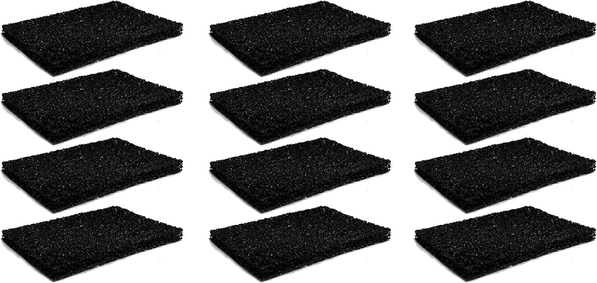 Activated Charcoal Odor Filter Refills Deodorizers Compatible with Simplehuman Filter Case Trash Cans, 6 Packs